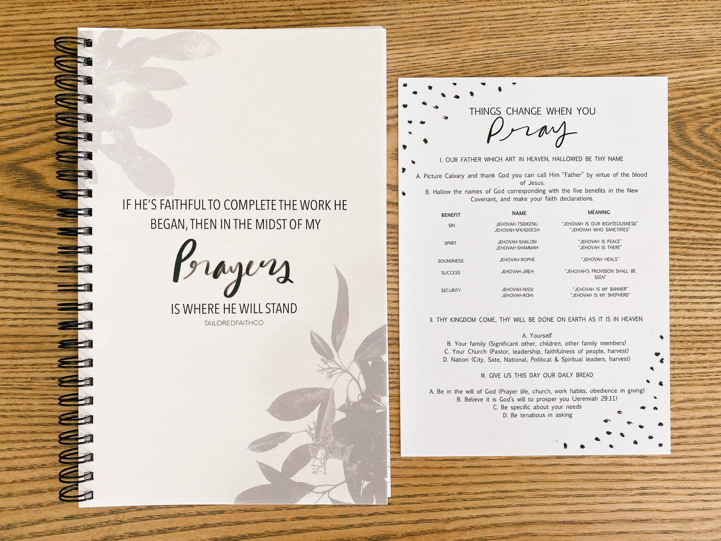 Prayer Guide & Journal