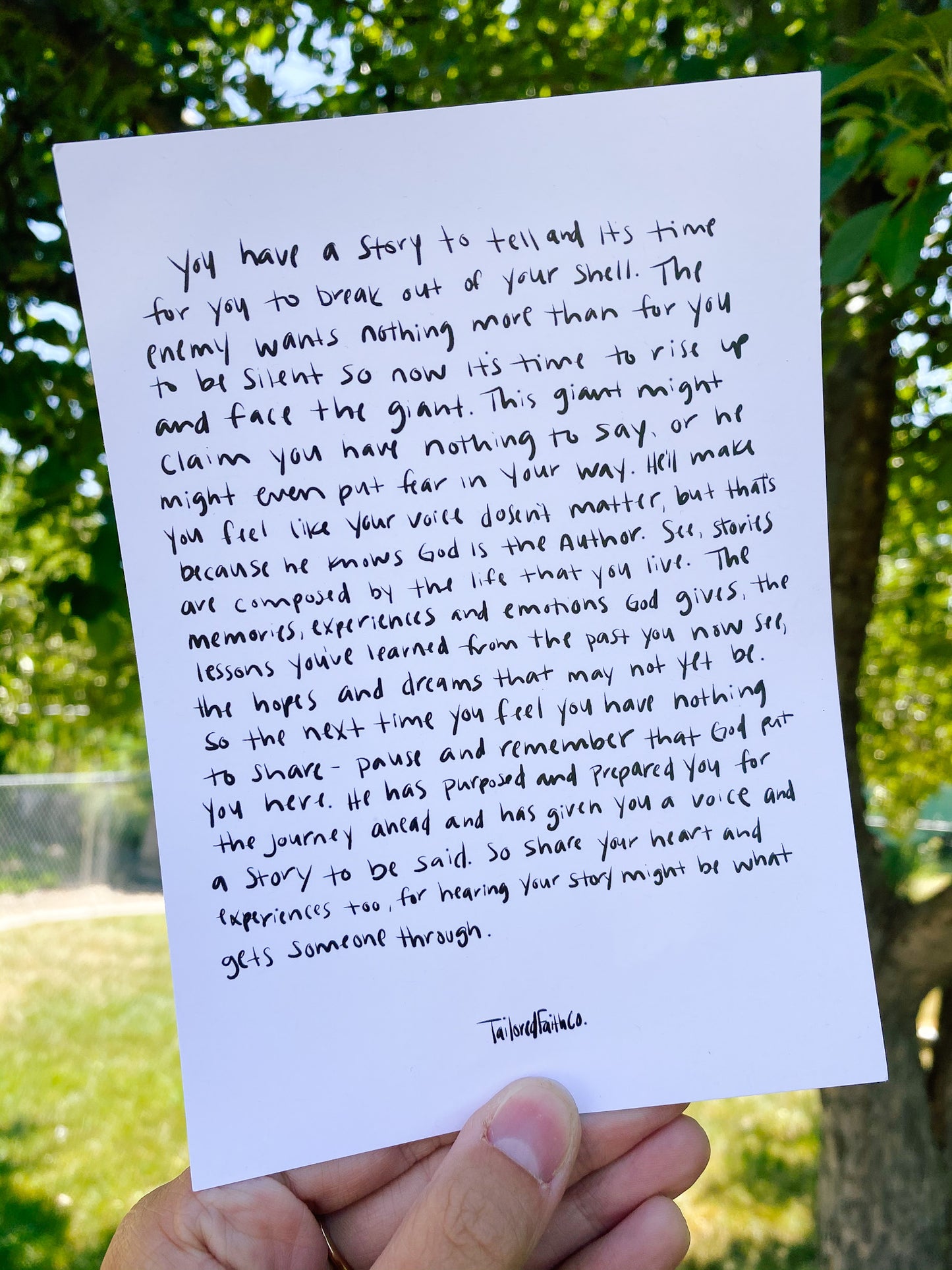 Your Story Matters Print