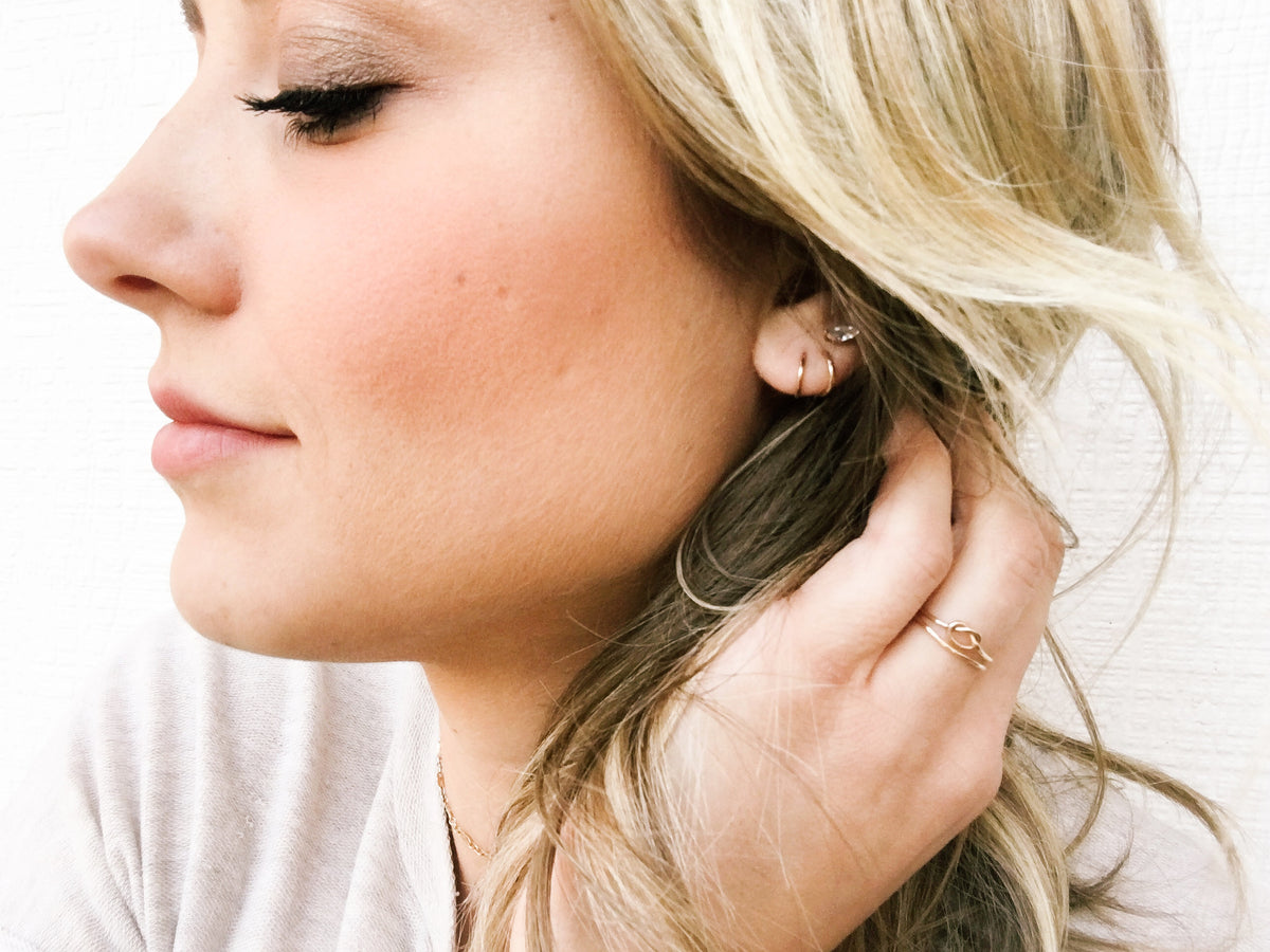 Hoops that hotsell hug earlobe
