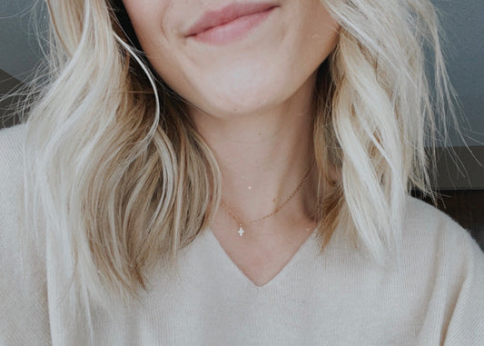 Tiny Cross Necklace