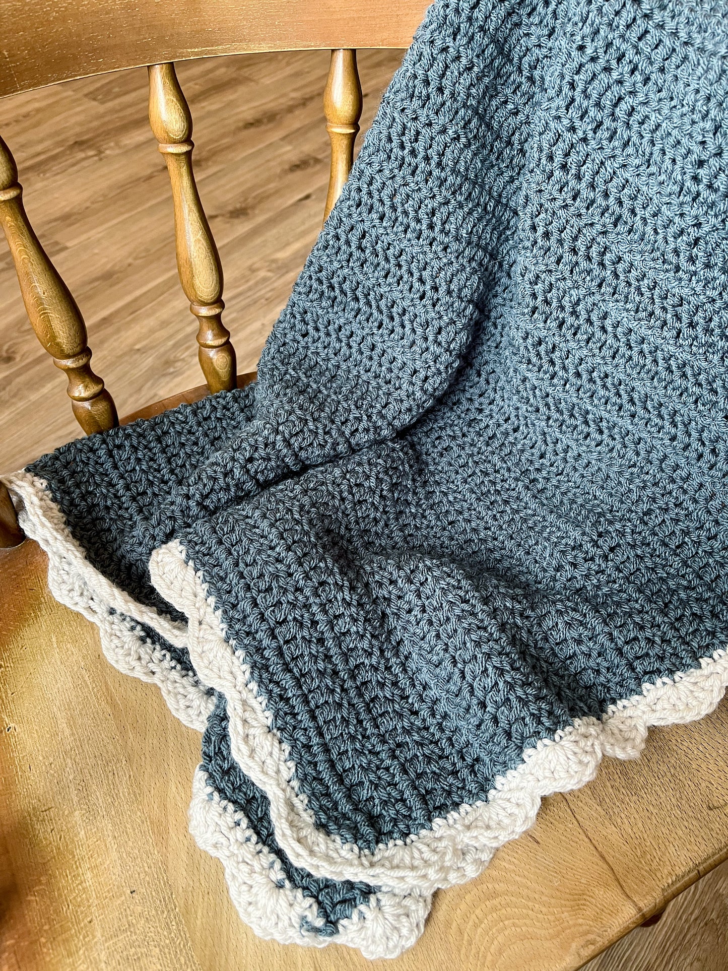 Heirloom Shell Baby Blanket