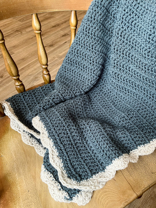 Heirloom Shell Baby Blanket