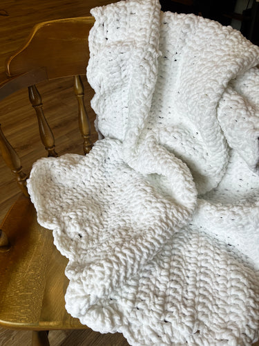 Chunky Chenille Baby Blanket