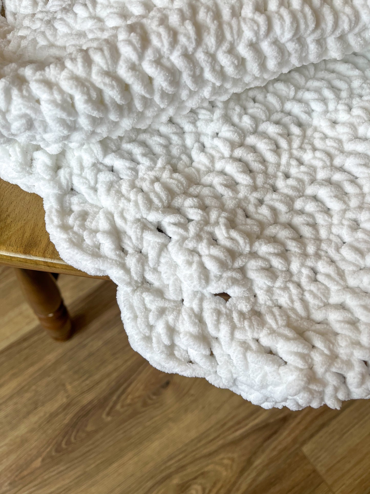 Chunky Chenille Baby Blanket