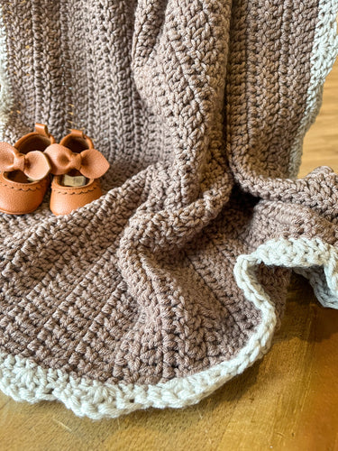 Heirloom Shell Baby Blanket