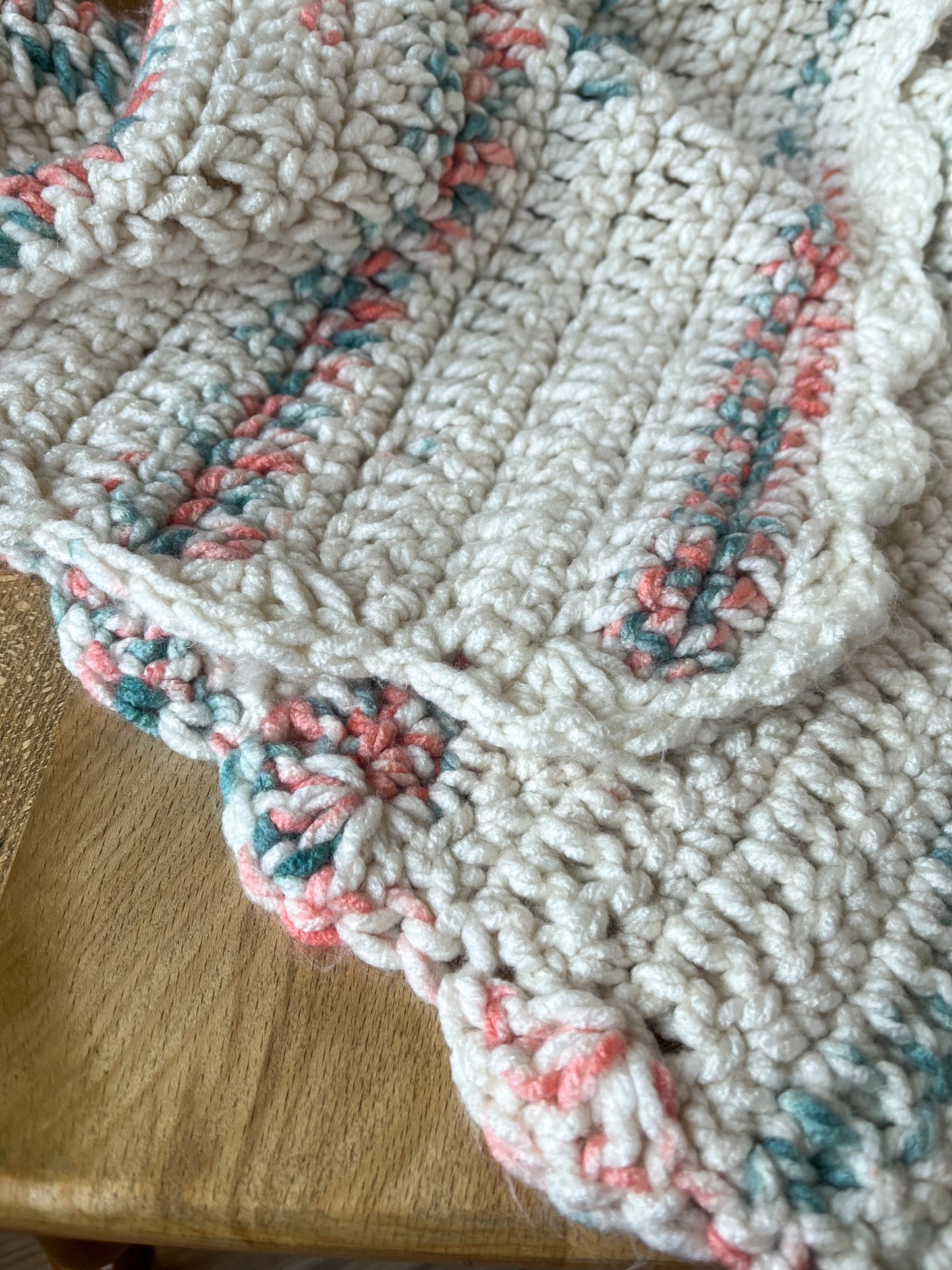 Chunky Shell Baby Blanket
