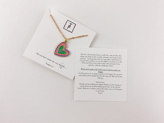Joy Heart Necklace