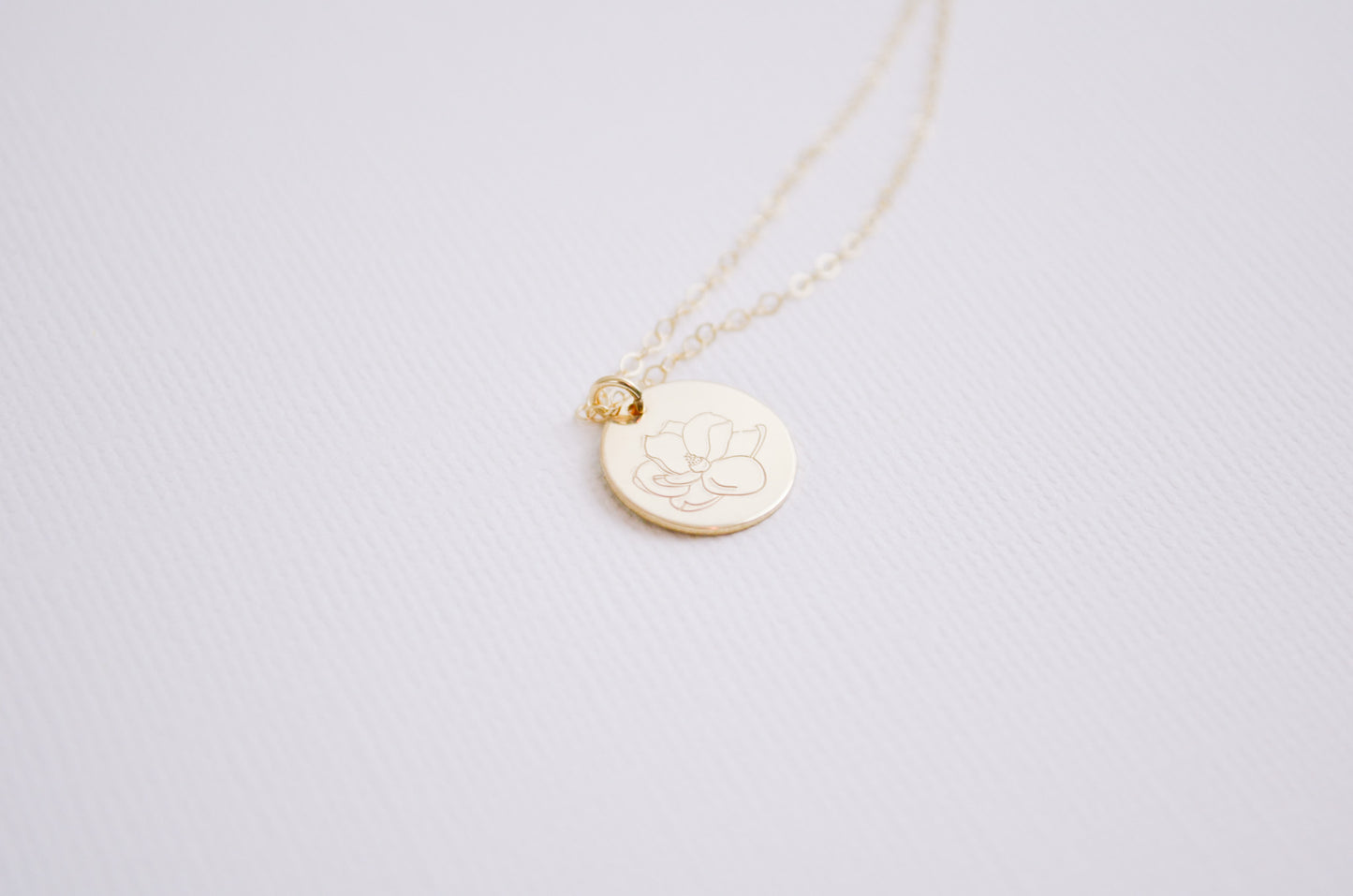 Magnolia Flower Necklace