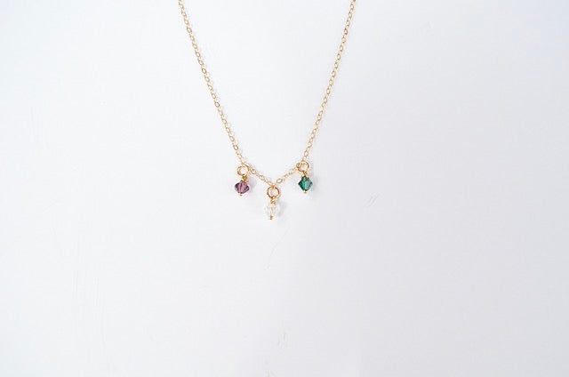 Layered Birthstone Necklace