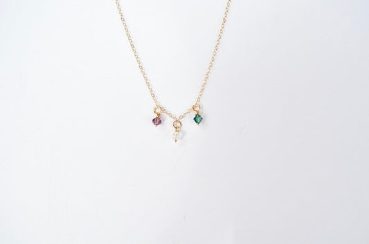 Layered Birthstone Necklace